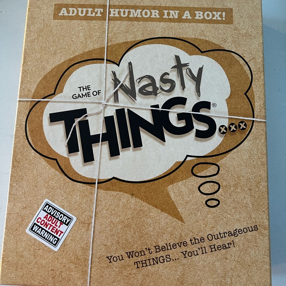 Nasty Things Card Game - Brown